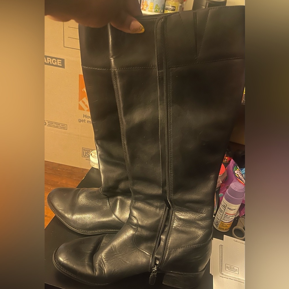 Women’s Cole Haan zip up boots size 11